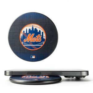 Keyscaper New York Mets Linen Wireless Charger 10W Qi-0