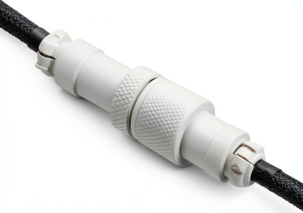 Drop Coiled Keyboard Cables Monochrome Design Durable-2