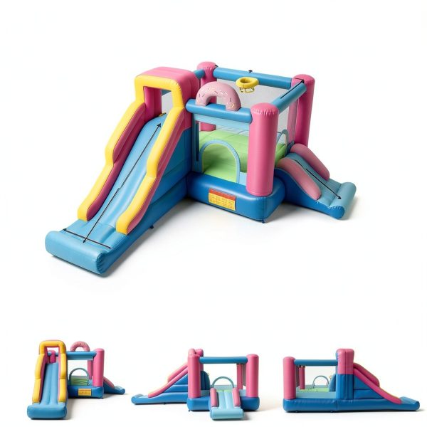Doughnut Bounce House Inflatable Castle Kids Play Area-2