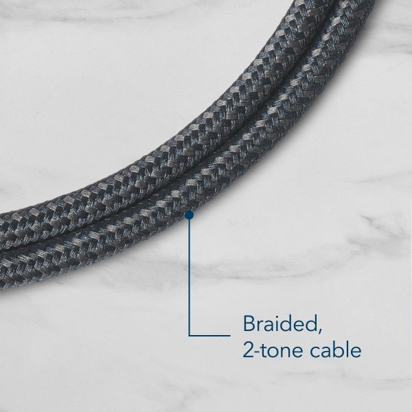 Insignia USB-C to USB-A Cable 4 ft Braided Durable-3