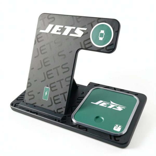 Keyscaper New York Jets 3 in 1 Wireless Charger Qi-0