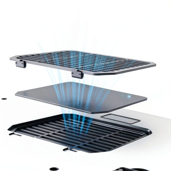 Gaming Laptop Cooling Pad Turbo Fan USB Hub RGB Lighting-5