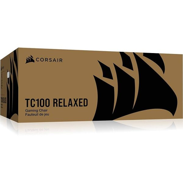 CORSAIR TC100 Fabric Gaming Chair Black Ergonomic Adjustable-10