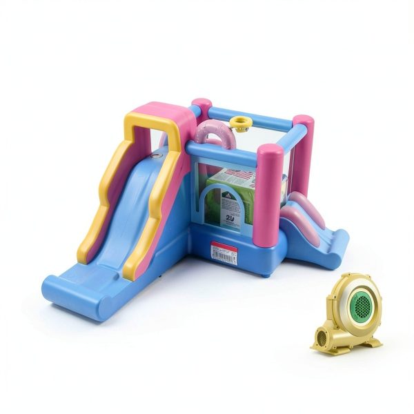 Doughnut Bounce House Inflatable Castle Kids Play Area-4