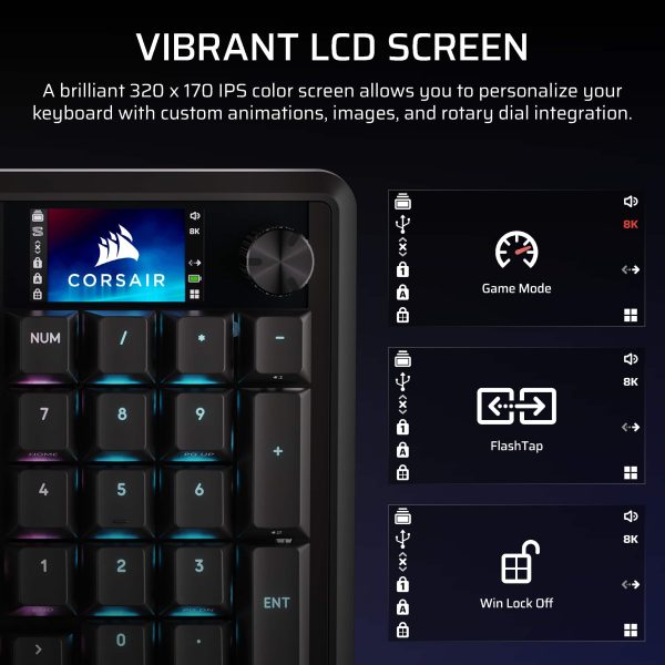 CORSAIR VANGUARD 96 Wireless Mechanical Gaming Keyboard-4