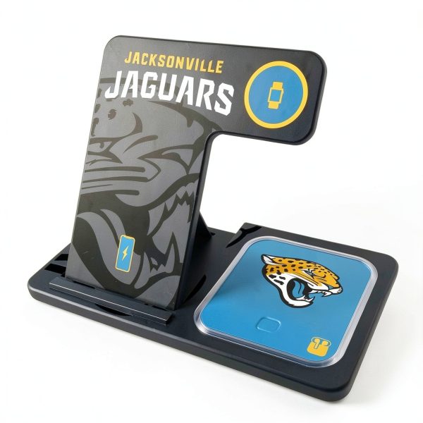 Keyscaper 3 in 1 Wireless Charger Jacksonville Jaguars Qi-0