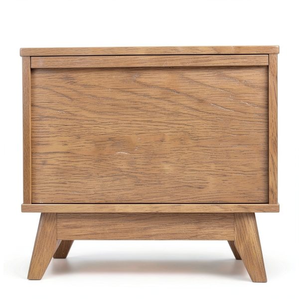 Lennon TV Stand Oak Veneer Mid Century Modern Storage-7