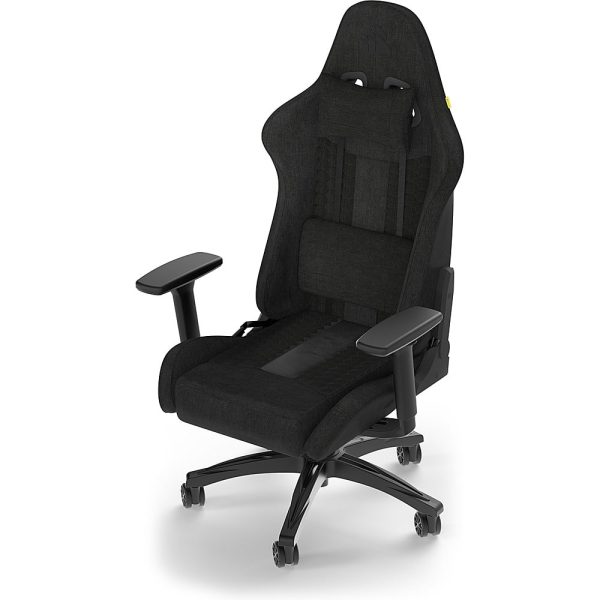 CORSAIR TC100 Fabric Gaming Chair Black Ergonomic Adjustable-2