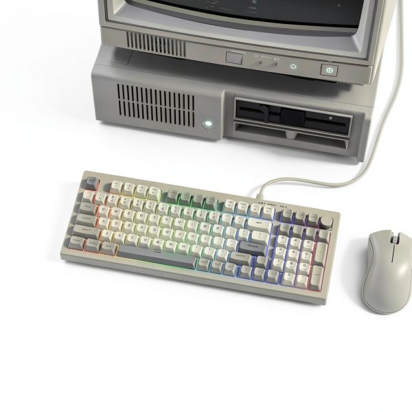 Womier DK98 Retro Gaming Keyboard Membrane RGB Backlight-3