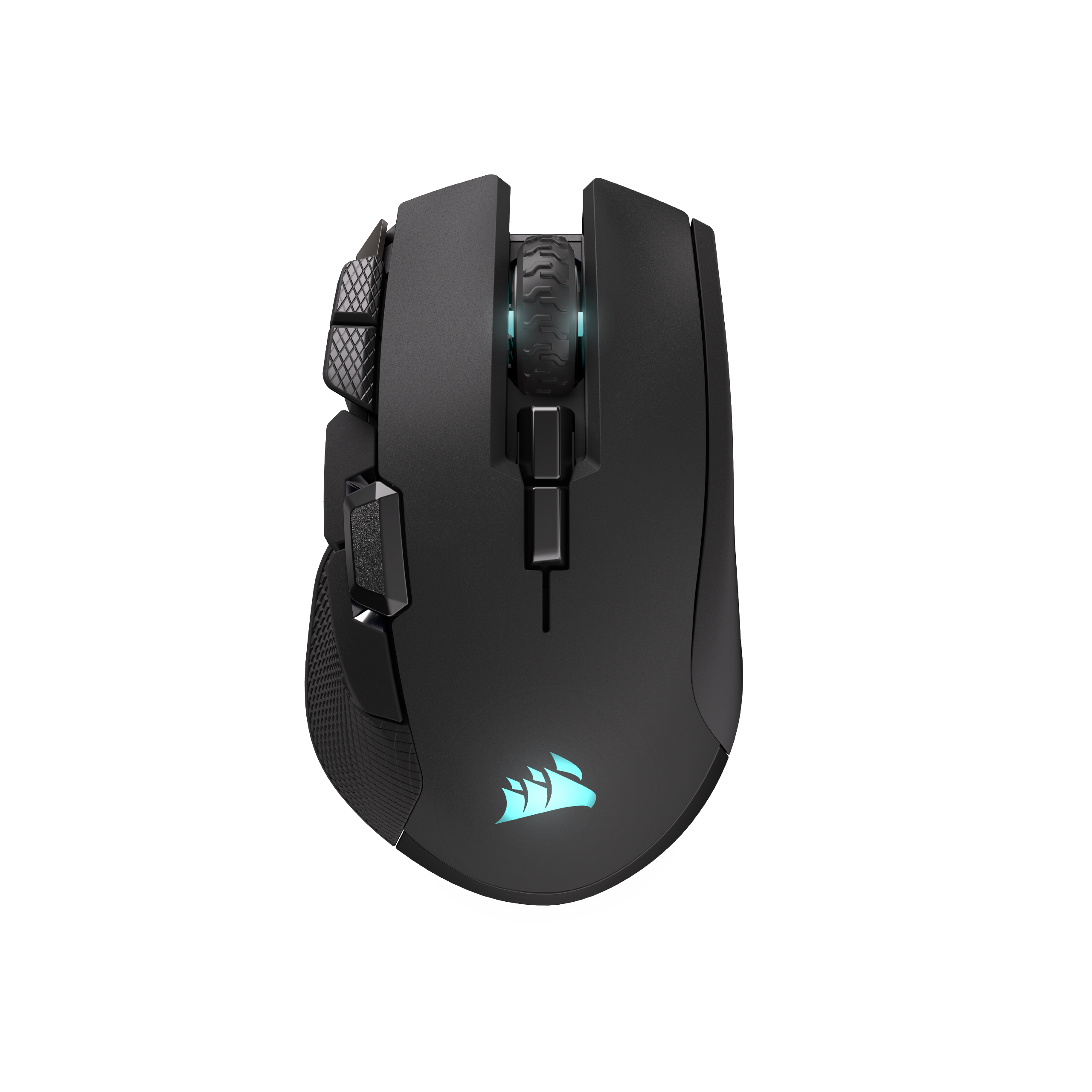 CORSAIR IRONCLAW WIRELESS SE gaming mouse on a gaming desk