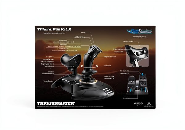 Thrustmaster T Flight HOTAS Xbox PC Flight Stick Throttle-8