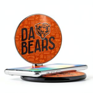 Chicago Bears Wireless Charger Keyscaper 9V Printed Graphics-0