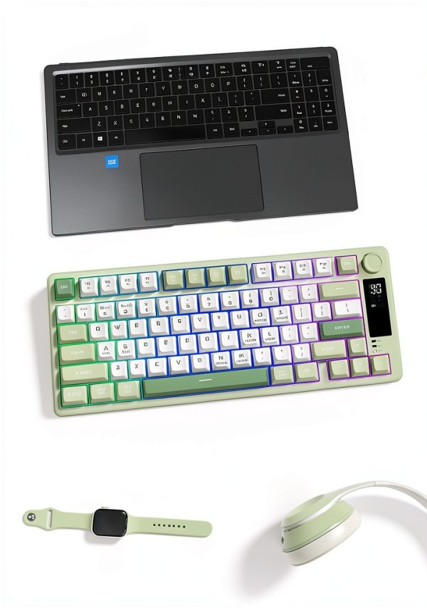 Womier DK75 Wireless Gaming Membrane Keyboard RGB Backlit-2
