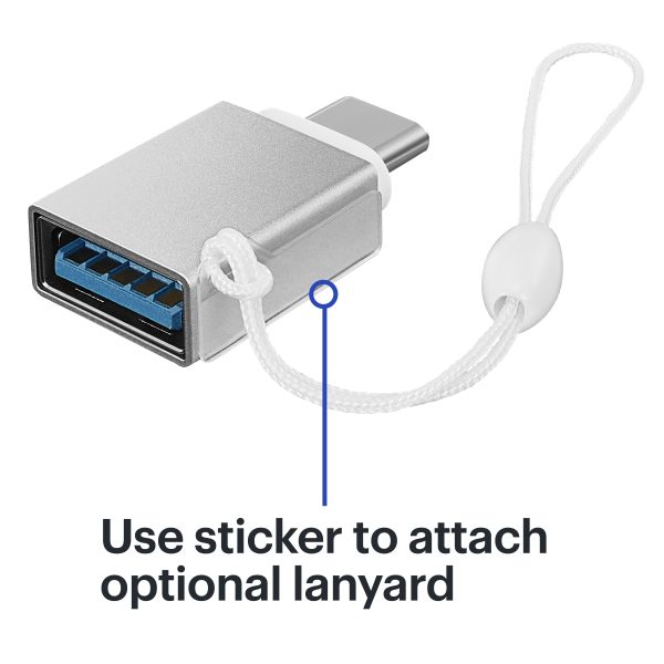 Best Buy Essentials USB to USB-C Adapter 2-Pack Charging-8