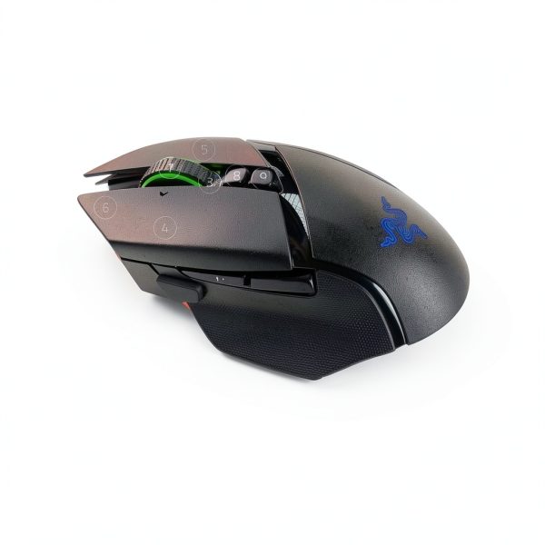 Razer Basilisk V3 Pro Wireless Gaming Mouse Black White-3