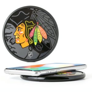 Chicago Blackhawks Wireless Charger Keyscaper Plastic Fan-0