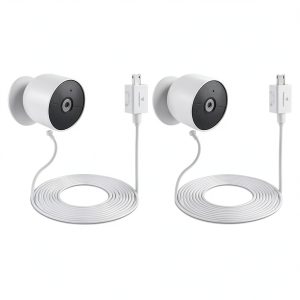 Wasserstein Nest Cam Power Cable 26ft Continuous Charge-0