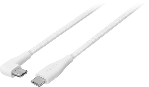 Insignia USB C Charging Cable Right Angle Braided 7ft-0