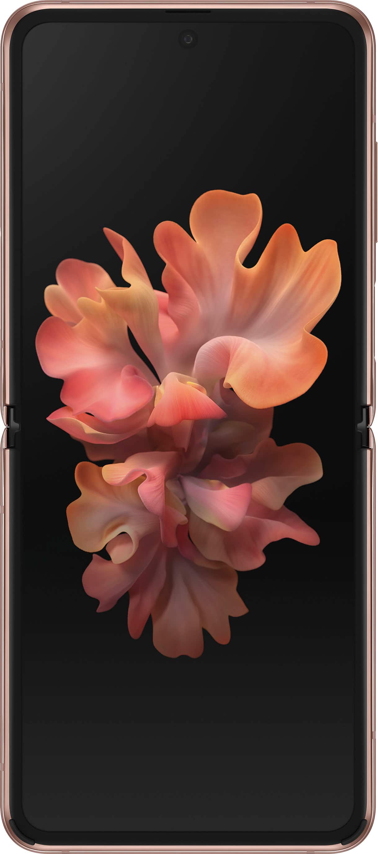 Samsung Galaxy Z Flip 5G folded and open on a table