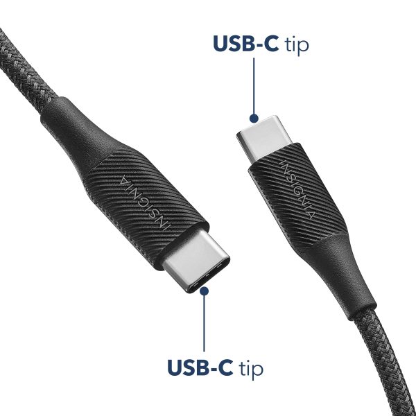 Insignia USB-C to USB-C Braided Charge and Sync Cable 2-Pack-7