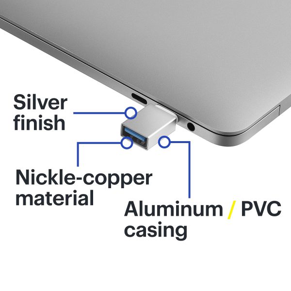 Best Buy Essentials USB to USB-C Adapter 2-Pack Charging-7