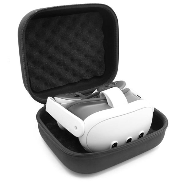 CASEMATIX Meta Quest 3 2 Protective Carrying Case Hardshell-3