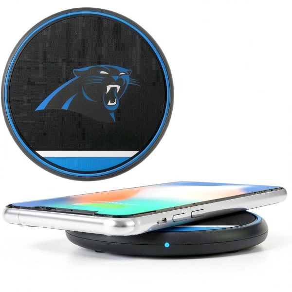 Carolina Panthers Wireless Charger 10W Base 36 Inch USB Cord-0