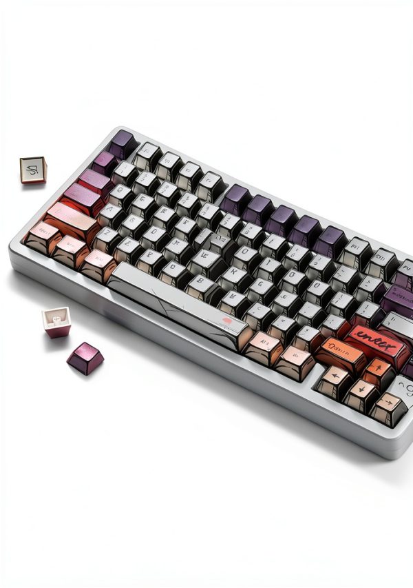 Retro Anime Keycaps 134 Keys Japanese Manga Shine Through-7