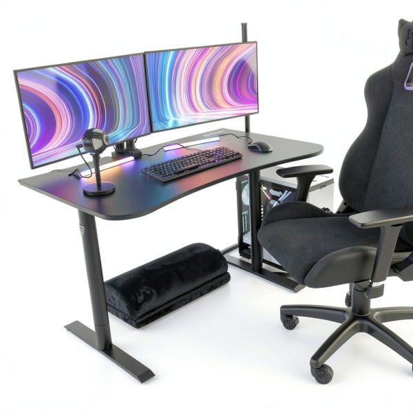 Arozzi Arena Small Desk Black Full Surface Mousepad Water-2