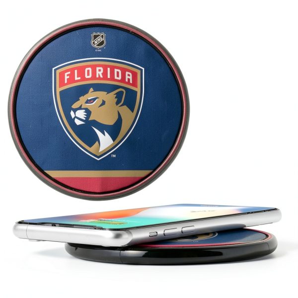 Florida Panthers Stripe Wireless Charger 10W Fast Charging-0