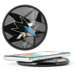 San Jose Sharks Wireless Charger 10W Officially Licensed Fan-0