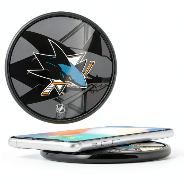 San Jose Sharks Wireless Charger 10W Officially Licensed Fan-0