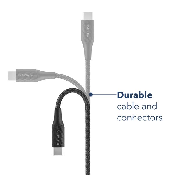 Insignia USB-C to USB-C Braided Charge and Sync Cable 2-Pack-11