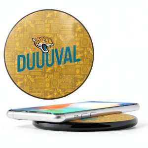 Jacksonville Jaguars Wireless Charger Keyscaper 10W Black-0