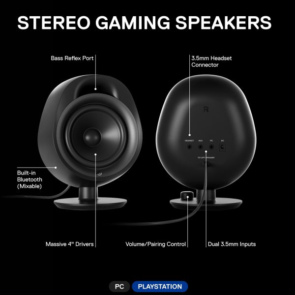 SteelSeries Arena 3 Bluetooth Gaming Speakers 4 Drivers-1