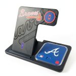 Atlanta Braves 3 in 1 Wireless Charger Keyscaper Qi-0