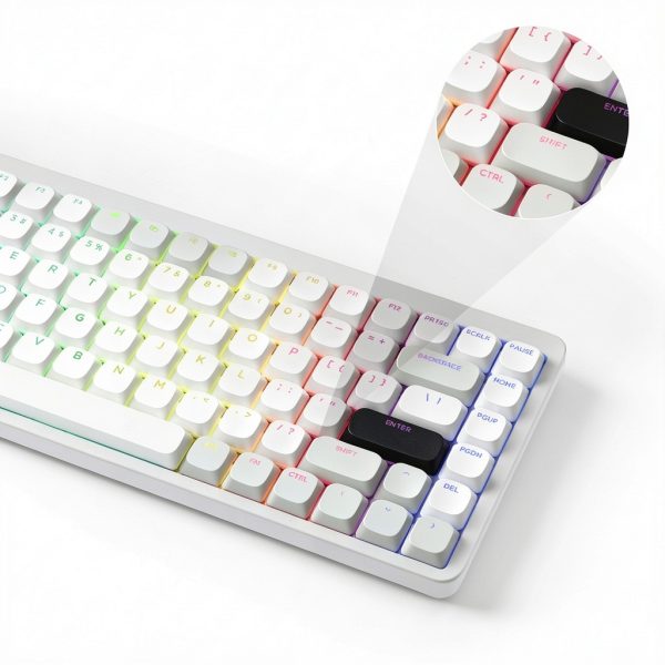 Pavo Custom Keycaps 143 Low Profile Mechanical Keyboard-3