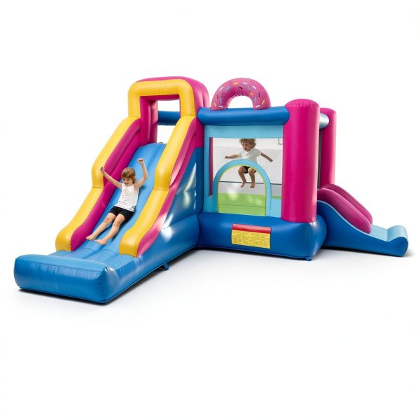 Doughnut Bounce House Inflatable Castle Kids Play Area-6