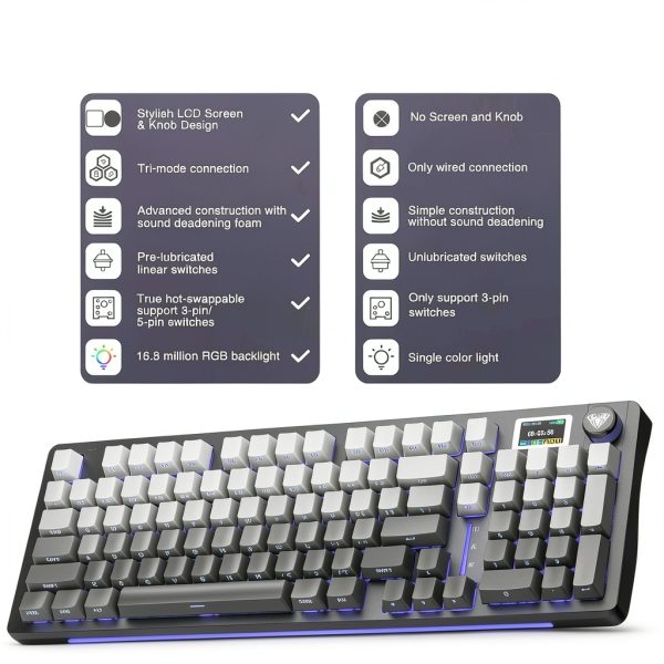 AULA S98 Pro Wireless Mechanical Gaming Keyboard RGB-1