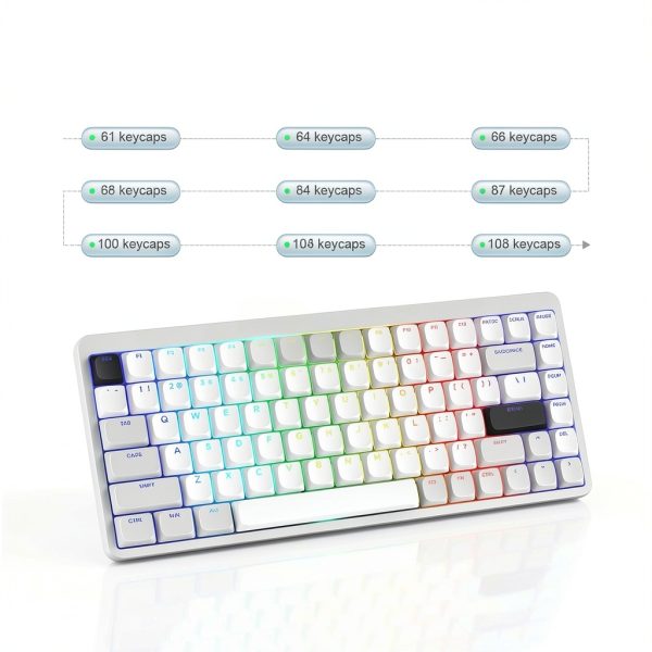 Pavo Custom Keycaps 143 Low Profile Mechanical Keyboard-4