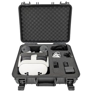 CASEMATIX Hard Shell Travel Case for Meta Quest 3 and 2-0