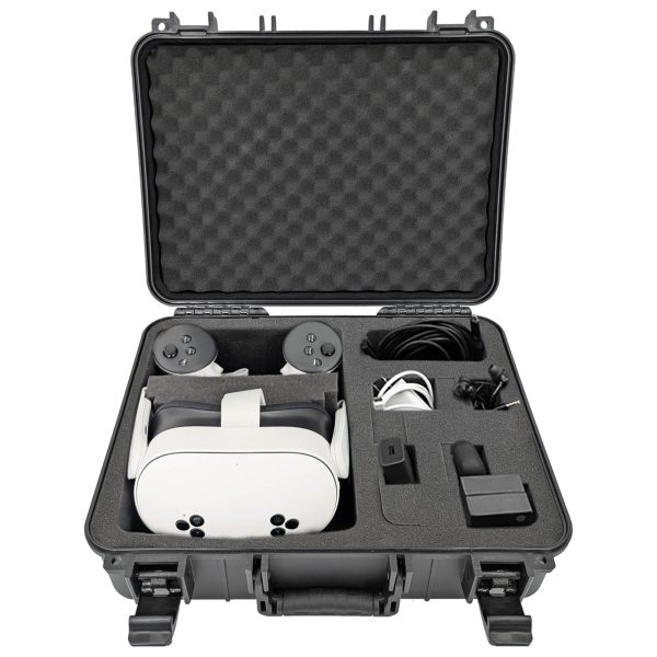 CASEMATIX Hard Shell Travel Case for Meta Quest 3 and 2-0