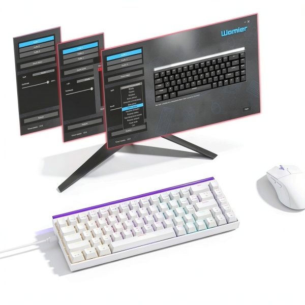 Womier WK68 Pro 65 Mechanical Keyboard RGB Light Box Gaming-4