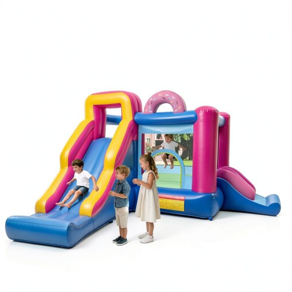 Doughnut Bounce House Premium Inflatable Castle for Kids-1