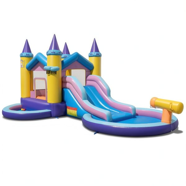 Princess Castle Inflatable Water Park Oxford Cloth Kids Play-7