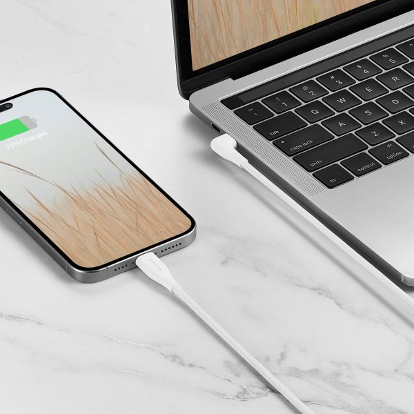 Insignia USB C Charging Cable Right Angle Braided 7ft-7