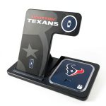 Keyscaper Houston Texans 3 in 1 Wireless Charger Qi-0
