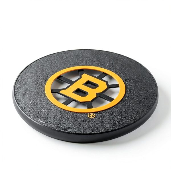 Boston Bruins Linen Wireless Charger Keyscaper 10W Qi-1