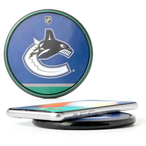 Vancouver Canucks Stripe Wireless Charger Keyscaper Licensed-0