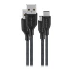 Insignia USB-C to USB-A Cable 4 ft Braided Durable-0